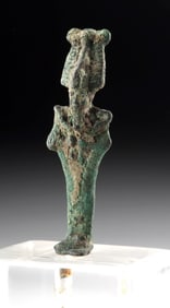 Egyptian Bronze Standing Osiris w/ Atef Crown
