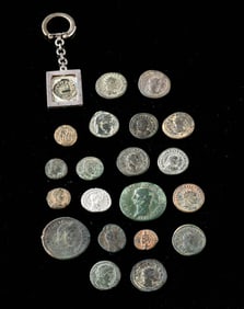 Ancient Roman & Byzantine Coin Collection, 21 pcs