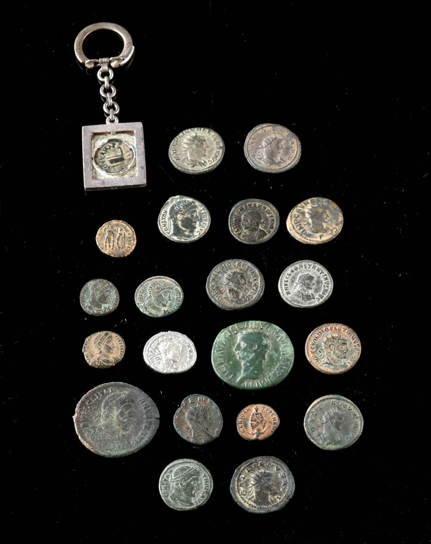 Ancient Roman & Byzantine Coin Collection, 21 pcs (1 of 2)