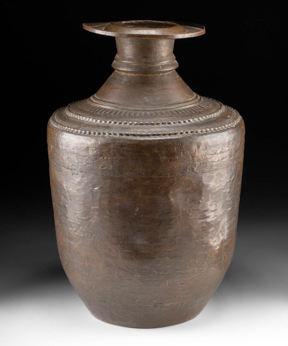 Large 19th C. Nepalese Copper Water Vessel (Gagri) (1 of 3)