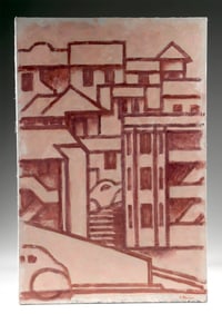 Lockwood Dennis Painting "Noe Valley" (1999)