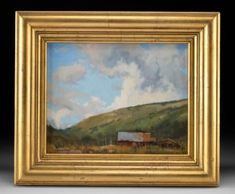 Cheryl Browder Painting - "Summer Clouds" (2000)