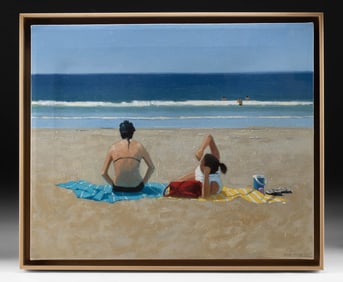 Patricia Kimball Painting "Beach Scene" (2009)