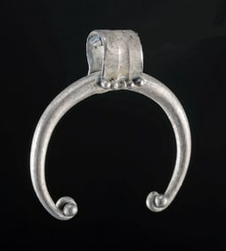 Roman Silver Lunula Pendant - Celestial Guidance