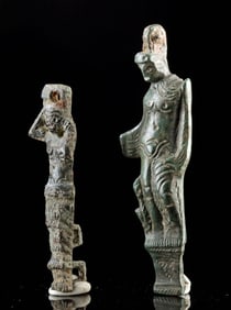 Pair of Roman Lock Hasps - Venus & Venus Anadyomene