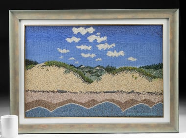 Douglas W. Johnson Glass Bead Canvas - Landscape