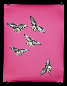 Alena Vavilina Mixed Media "Butterflies Series #8"