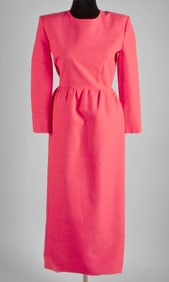 Gucci Alessandro Michele Dupioni Silk Midi Sheath Dress