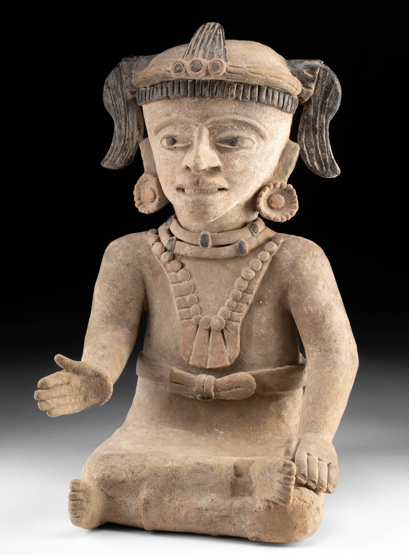 Veracruz Seated Nobleman w/ Feathered Headdress (TL'd) (1 of 4)