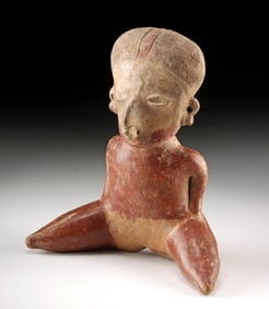 Nayarit Chinesco Seated Pottery Figure - Type D