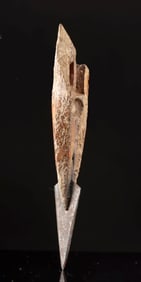 Alaskan Walrus Ivory Toggling Harpoon Head + Iron Blade