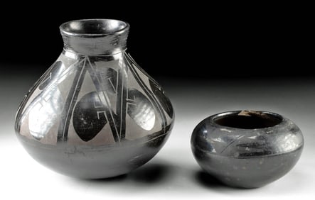 Native American Olla + Mata Ortiz Jar (Lupe Soto)
