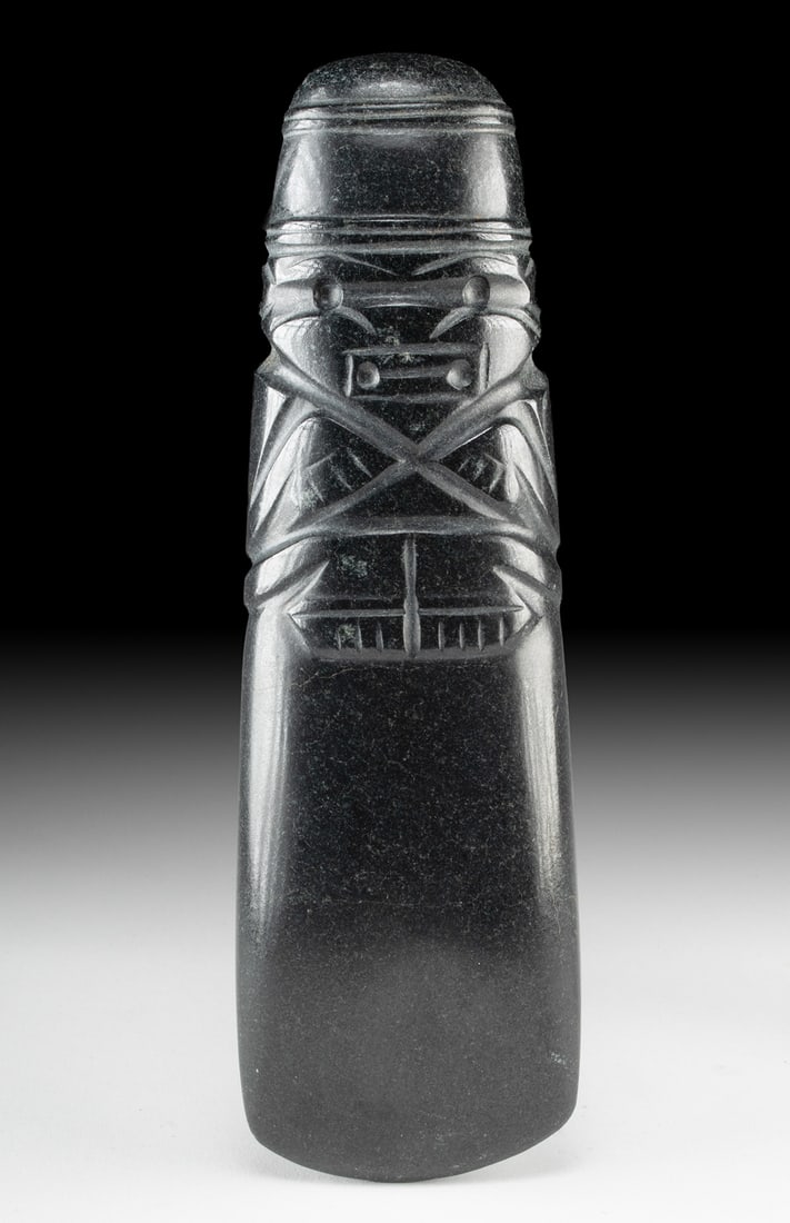 Fine Costa Rican Jade Figural Celt (1 of 4)