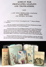 Korean War Propaganda Leaflets & WWII Documents Archive