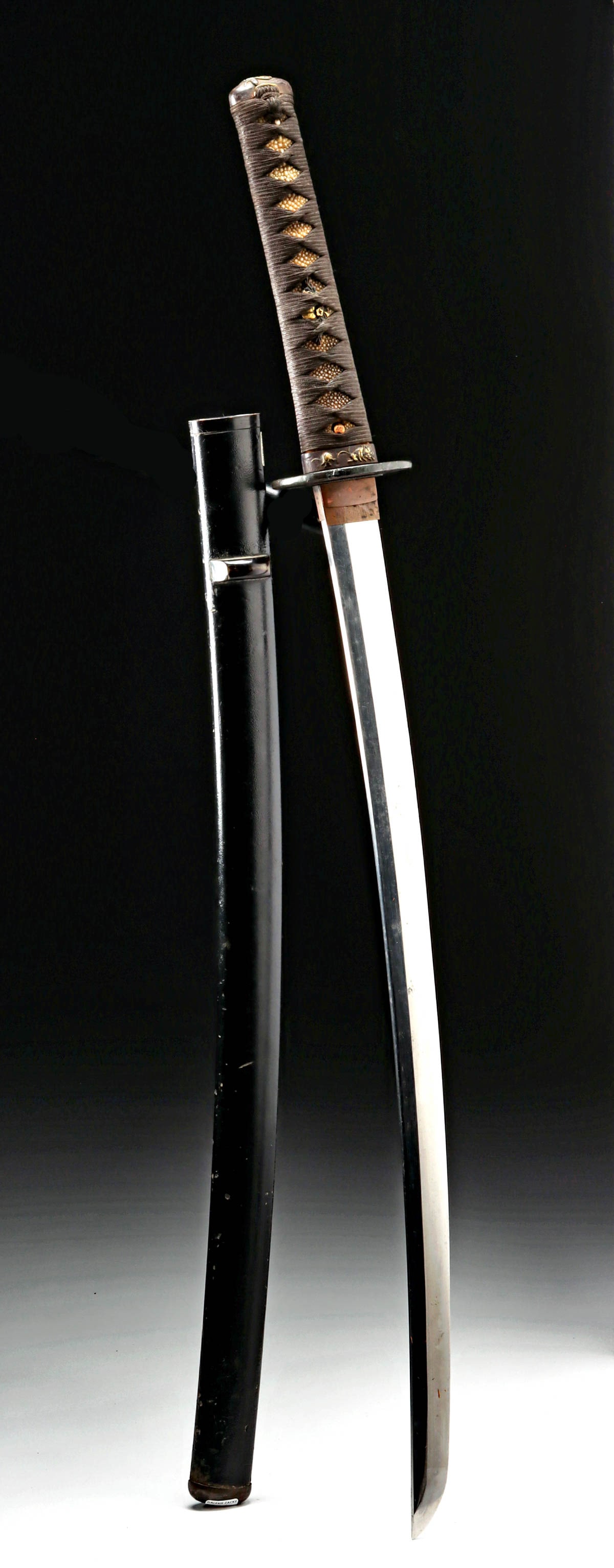 Japanese Edo Wakizashi in Full Koshirae, Attributed to Hizen Kuni Tadayoshi (1 of 4)