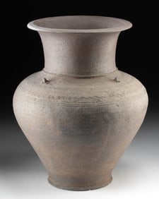Sawankhalok Sukhothai Jar - Medieval Thai Stoneware