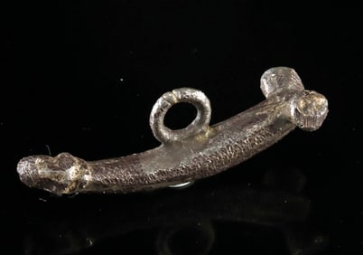Roman Silver Phallic Cosmetic Pestle Amulet - Fascinum