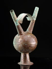 Sican Silver-Copper Alloy Bridge Vessel