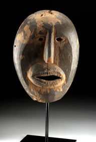 Large Borneo Dayak Wood Anthropomorphic Ritual Mask