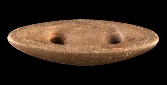 Ancient Native American Ohio Boatstone Atlatl Weight