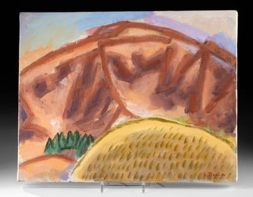 Lockwood Dennis Painting - "Mt. Audubon" (2002)