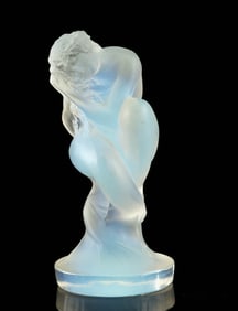 Rene Lalique Opalescent Glass Car Mascot "Sirene" 1920