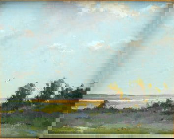 Marc Hanson Painting - "Mid-August Afternoon" (2014)