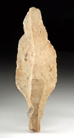 Mesoamerican Chert Knife, Lanceolate Utilitarian Blade