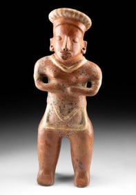 Colima Pihuamo Pottery Standing Female Figure