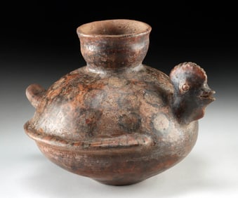 Colima Pottery Bird Effigy Vessel - Delightful Form!