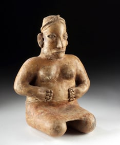 Jalisco Ameca-Etzatlan Pottery Semi-Nude Female Figure
