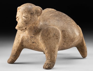 West Mexico Jalisco Dog Effigy with Protruding Tongue