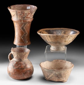 Four Pottery Group: Teotihuacan, Tiwanaku & Narino