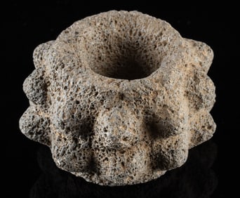 Costa Rican Nicoya Basalt Mace Head - Star-Form