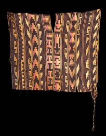Nazca Woven Camelid Tunic - Geometric & Human Motifs