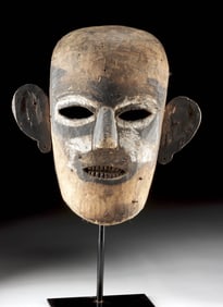 Large Borneo Iban Dayak Wooden Tribal Mask