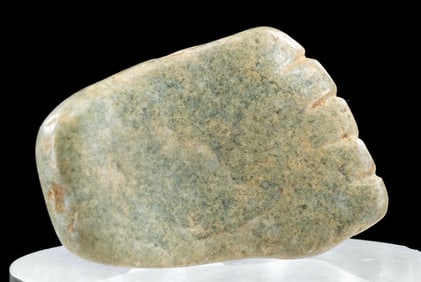 Maya Jadeite Foot-Form Snuff Palette