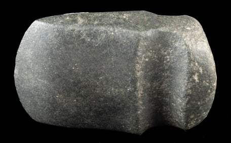 Archaic Midwestern Native American Grooved Axe Head