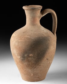 Ancient Near Eastern Levantine Pottery Jug with Handle
