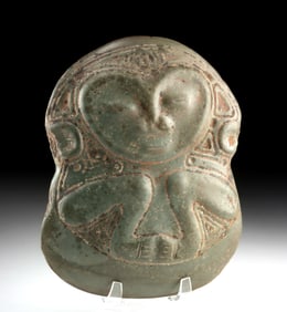 Arawak / Taino Stone Figural Votive Axe