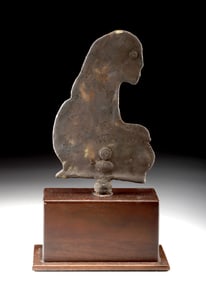 Early Balinese Ritual Kneeling Figure / Shrine Element