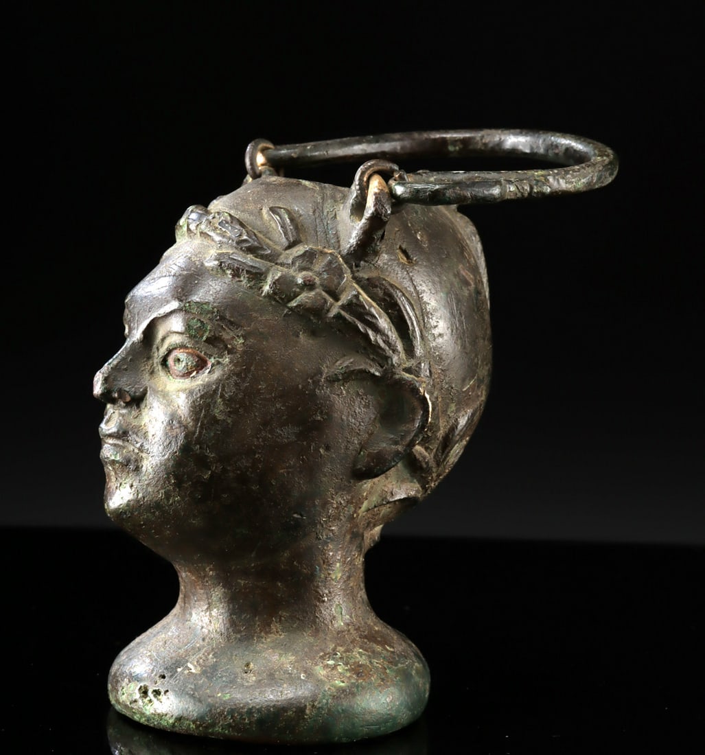 Roman Bronze Balsamarium of Nobleman, ex-Sotheby's - 3