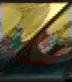 Frank Sampson Painting "They Sailed Away ..." (2002)