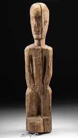Large Dayak Wood Hampatong Figure / House Post