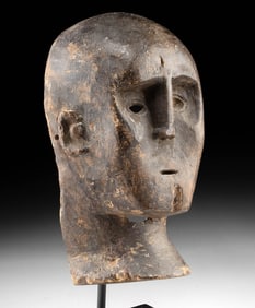 Borneo Dayak Wood Anthropomorphic Ritual Mask