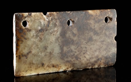 Shang Dynasty Jade Ceremonial Axe - Erlitou Period