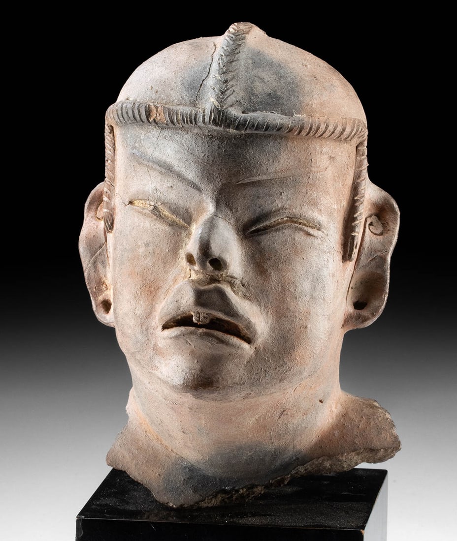 Olmec Pottery Head of a Baby , ex-Sotheby's (1 of 3)