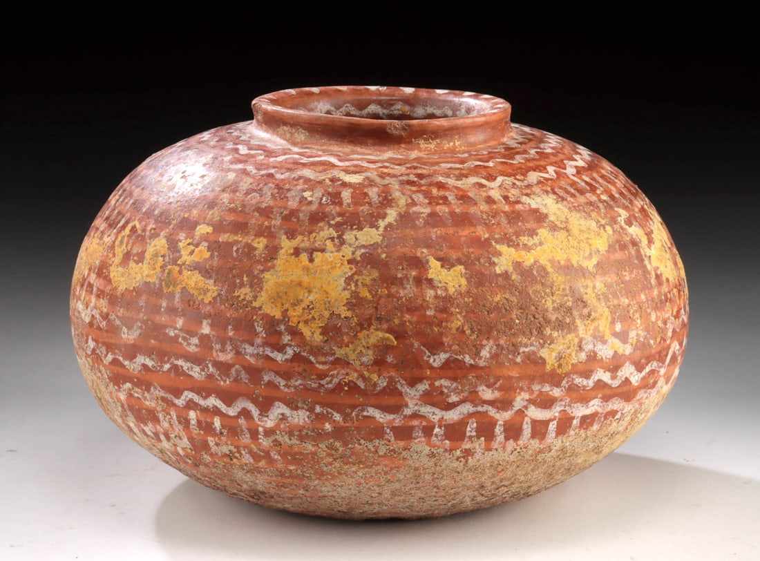 Nayarit Polychrome Jar w/ Painted Bands (1 of 5)