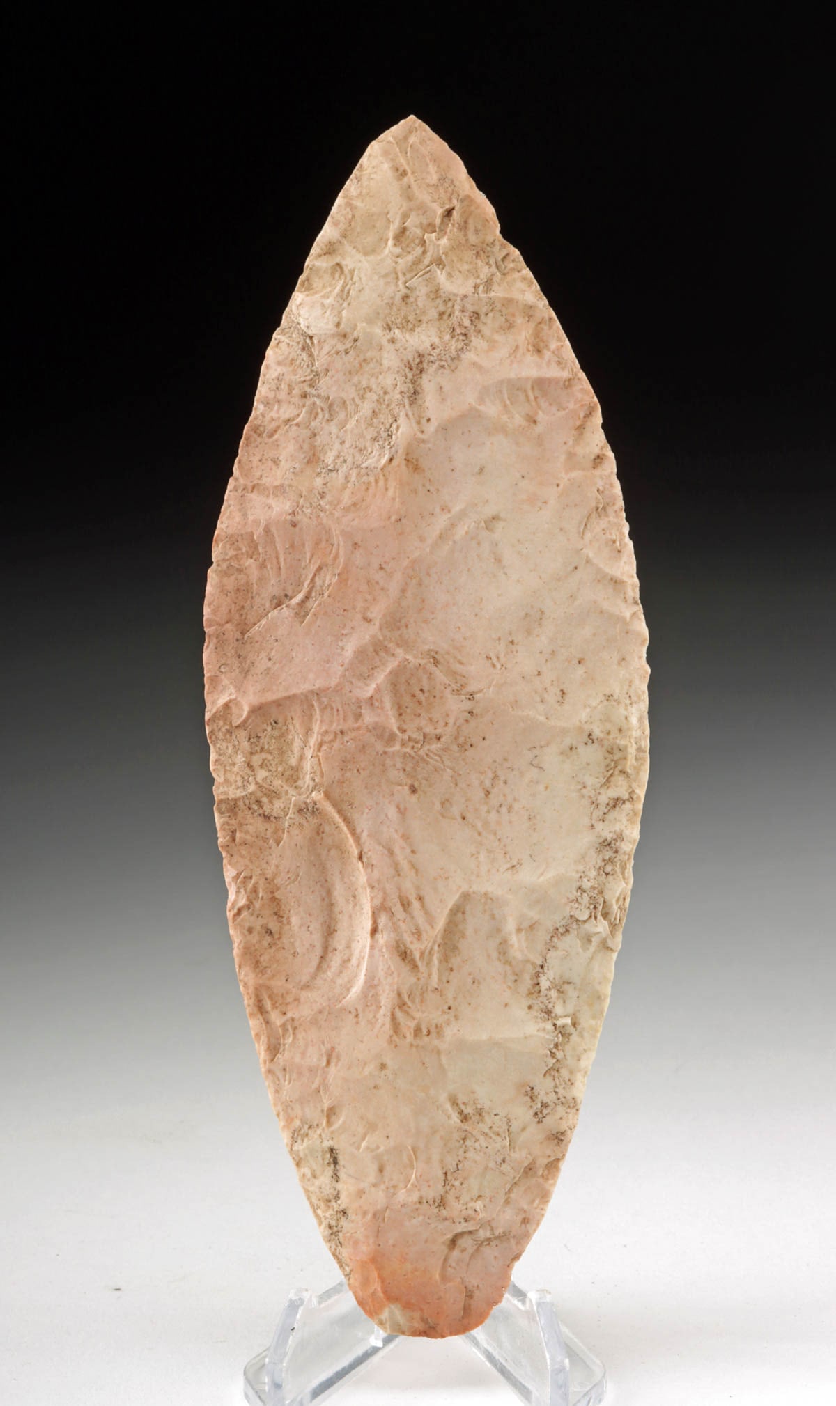 Large Native American Archaic Chert Morris Knife Blade (1 of 2)