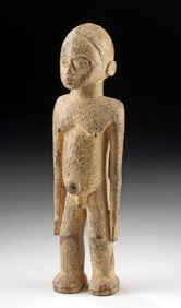 W. African Lobi Wood Male Altar Figure, ex-Klejman
